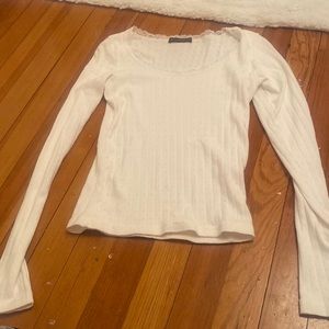 White long sleeve shirt